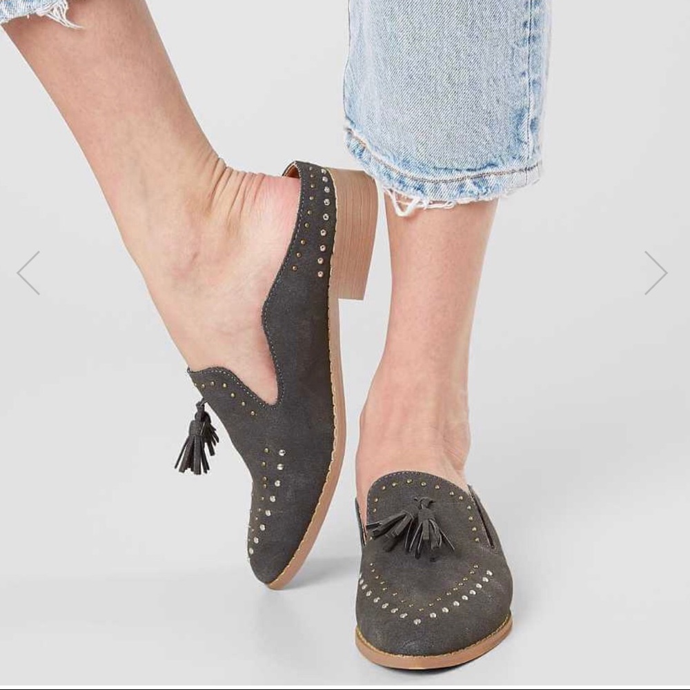 MI.IM Aldine Slip in Mule Charcoal